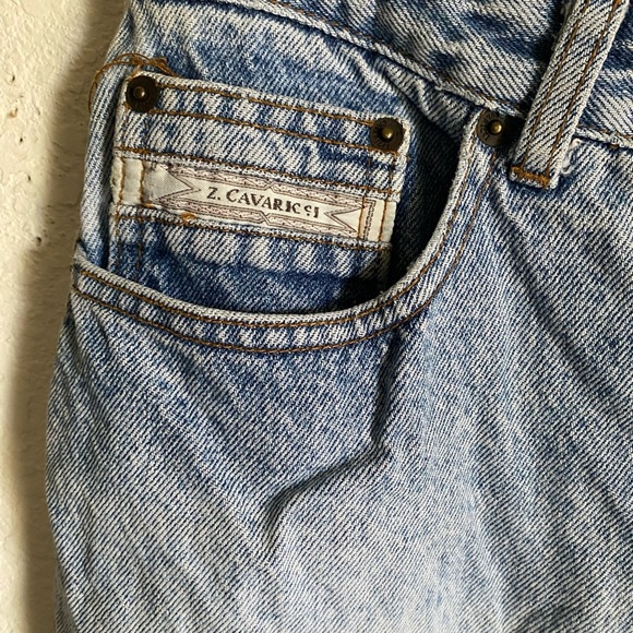 Vintage Z.Cavaricci  Relaxed High Waist Streetwear HipHop Medium Wash Size 30 - Picture 4 of 13